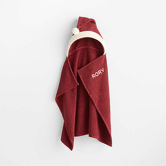 Santa 100% Organic Cotton Hooded Baby Christmas Towel