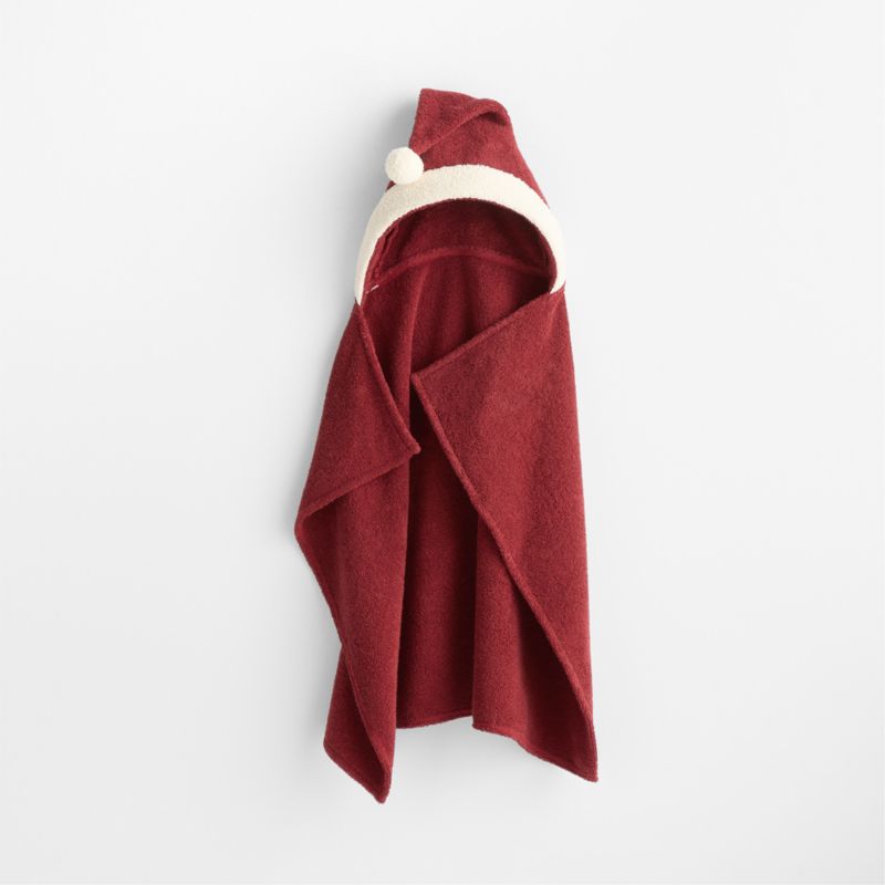 Santa 100% Organic Cotton Hooded Baby Towel - image 5 of 10