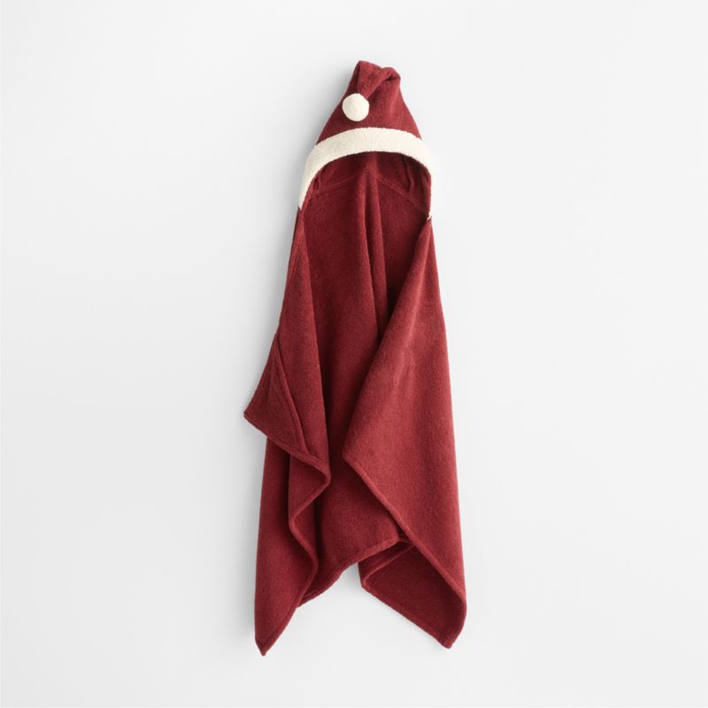 Santa 100% Organic Cotton Hooded Kid Towel - image 1 of 6