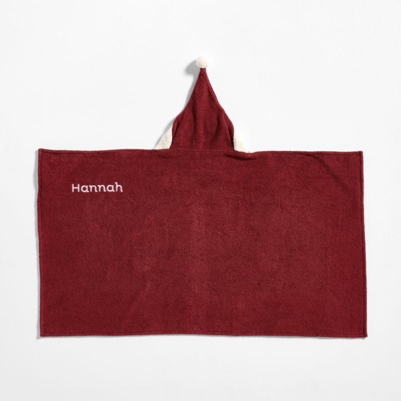 Santa 100% Organic Cotton Hooded Kid Towel - image 2 of 6