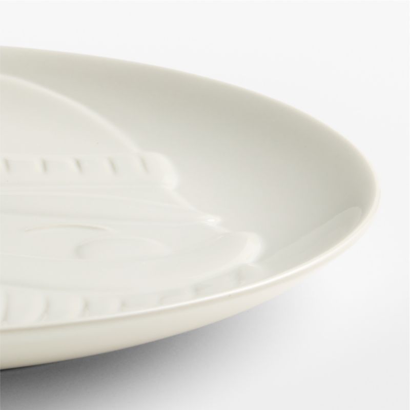 Embossed Santa Claus Stoneware Platter - image 2 of 3