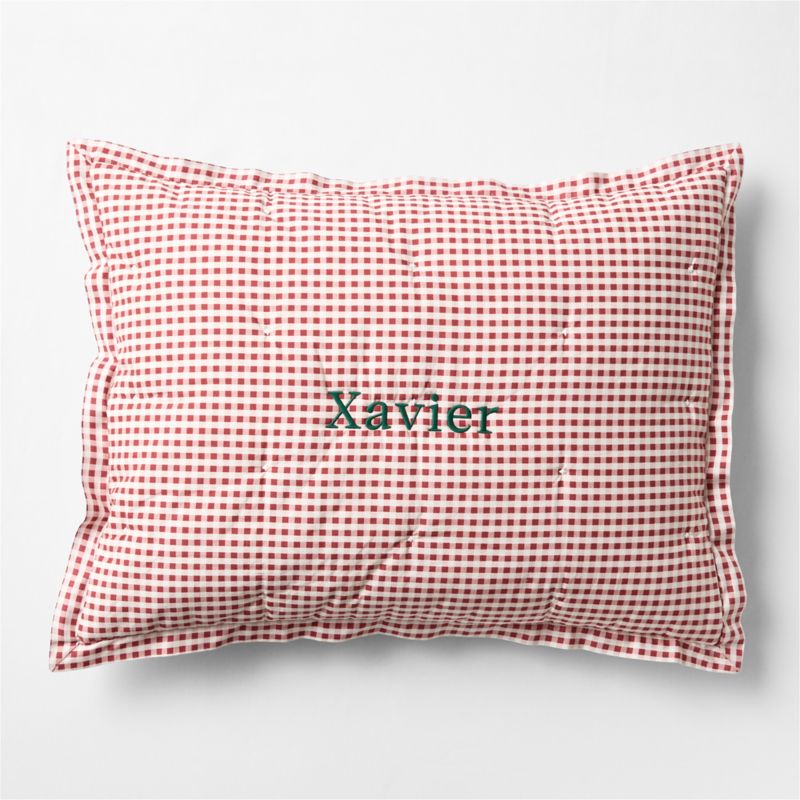Santa's Snowy Flight Kids Pillow Sham - image 1 of 3