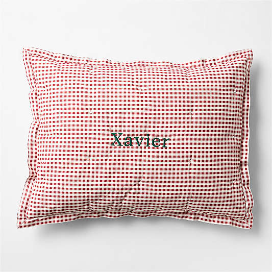 Santa's Snowy Flight Kids Pillow Sham