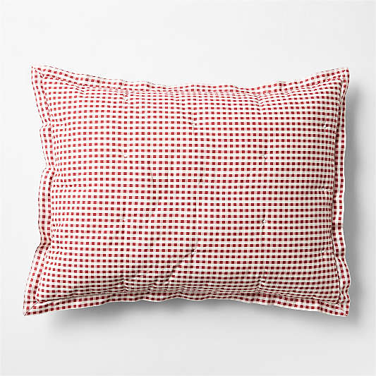 Santa's Snowy Flight Kids Pillow Sham