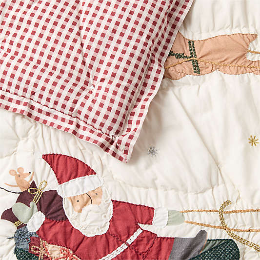 Santa's Snowy Flight Kids Full/Queen Quilt