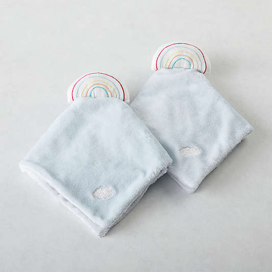 Snuggle and Share Rainbow Baby Lovey, Set of 2