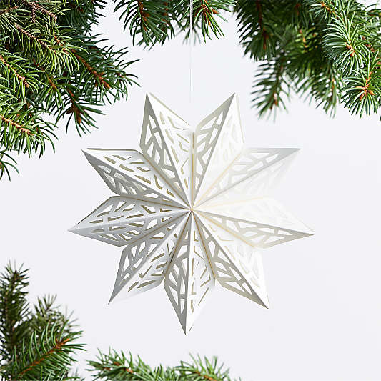 Snow Day Cutout Snowflake Christmas Tree Ornament