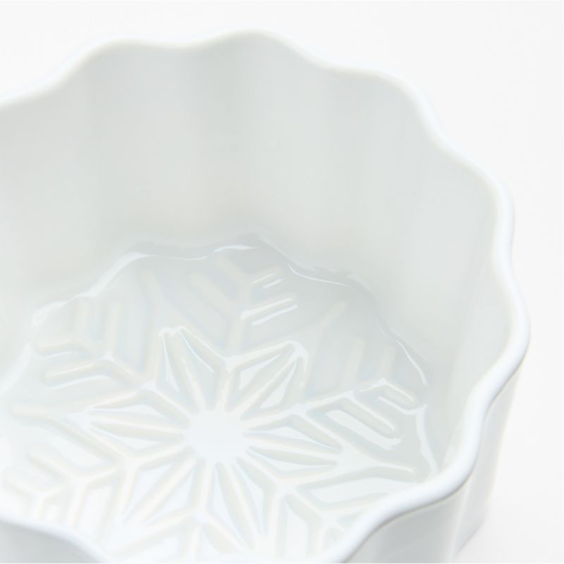 Snowflake Porcelain Ramekin - image 2 of 4
