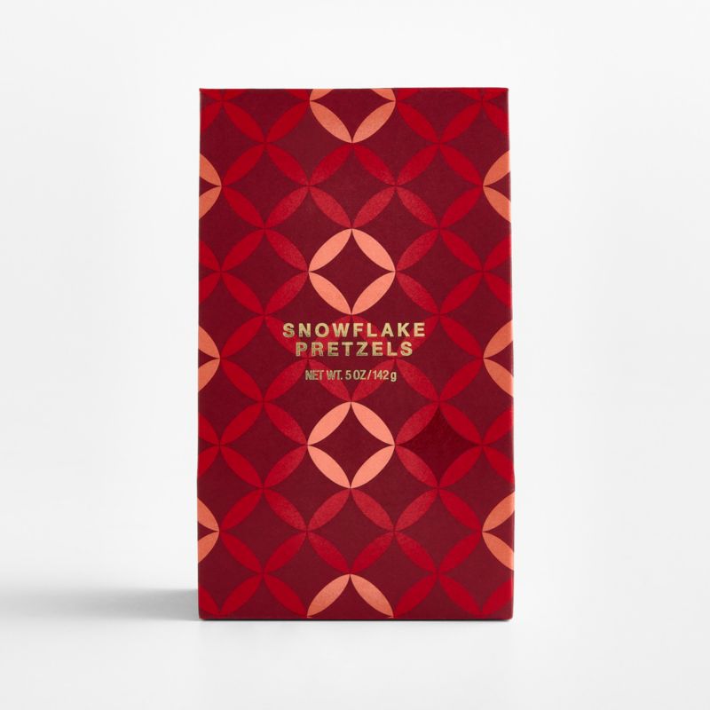 White Snowflake Pretzels in Single-Serve Tent Gift Box - image 1 of 2