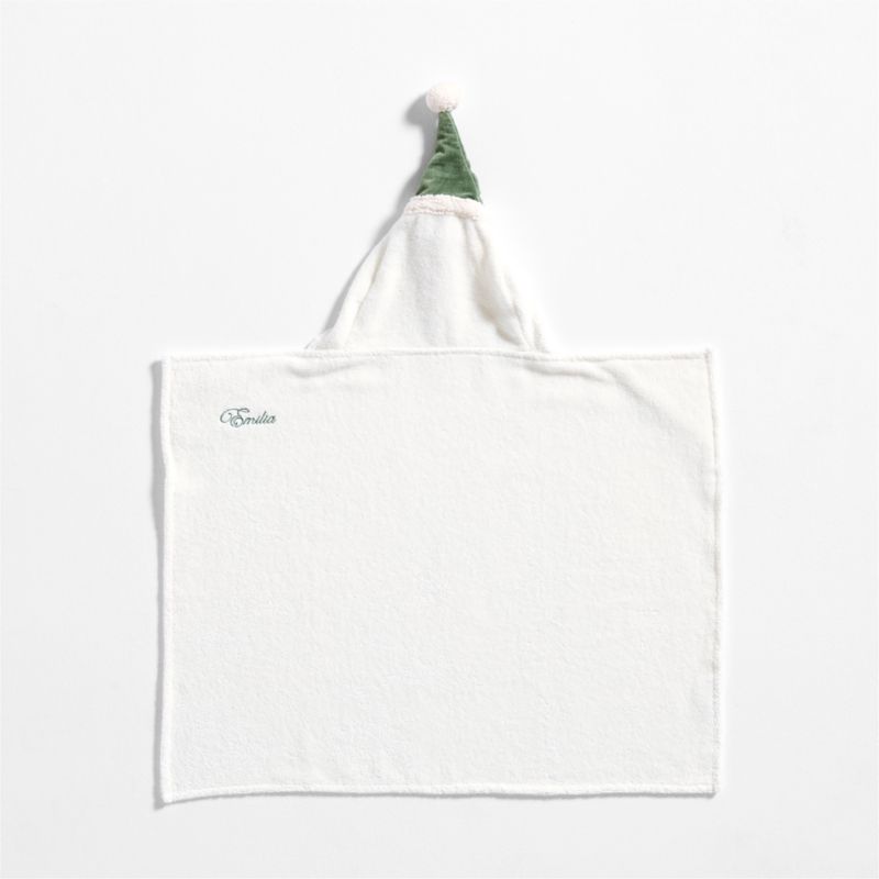 Snowman 100% Organic Cotton Hooded Baby Towel - image 5 of 9