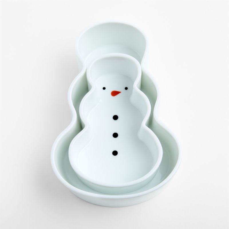 Snowmen Ramekins, Set of 2 - image 2 of 4