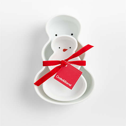 Snowmen Ramekins, Set of 2