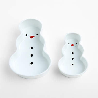 Snowmen Ramekins, Set of 2