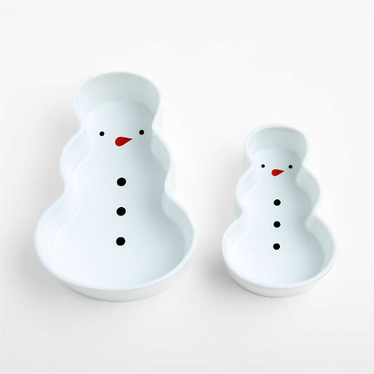Snowmen Ramekins, Set of 2