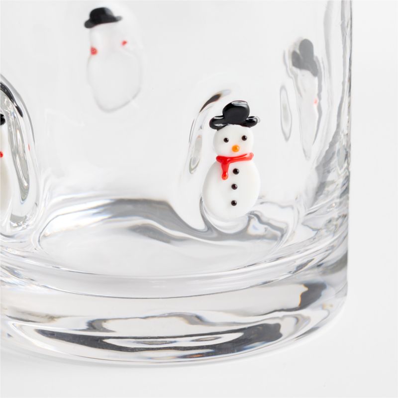 Snowman Icon 15-Oz. Double Old-Fashioned Glass - image 2 of 3