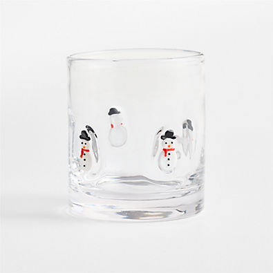 View Snowman Icon 15-Oz. Double Old-Fashioned Glass details