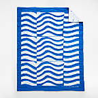 View SoCal Kids Organic Blue and White Full/Queen Quilt - image 7 of 7