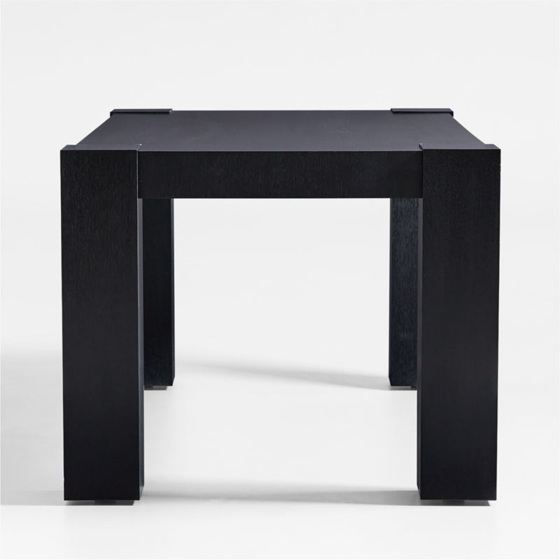 Sobro 65" Black Wood Dining Table - image 6 of 11