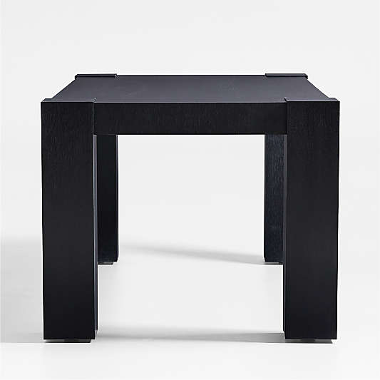 Sobro 86" Black Wood Dining Table