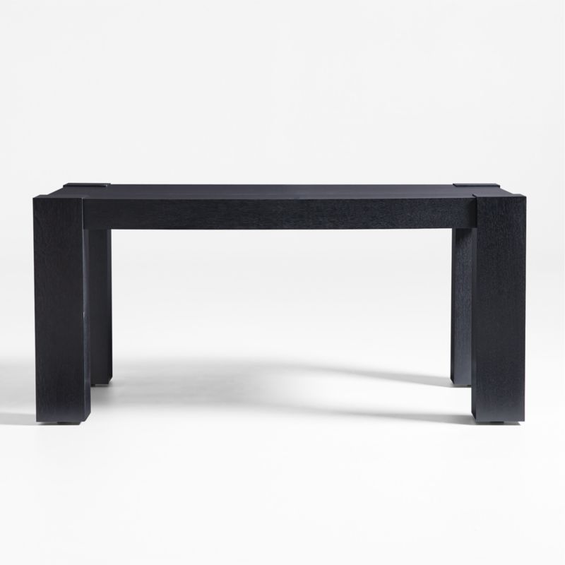 Sobro 65" Black Wood Dining Table - image 5 of 11