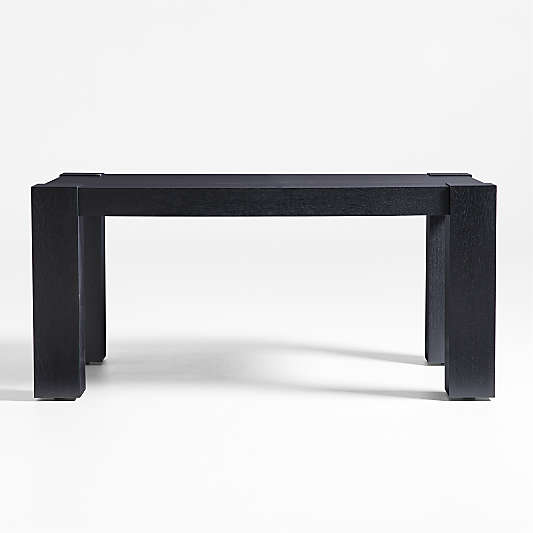 Sobro 65" Black Wood Dining Table