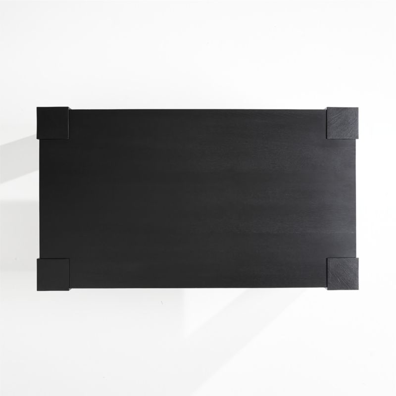 Sobro 65" Black Wood Dining Table