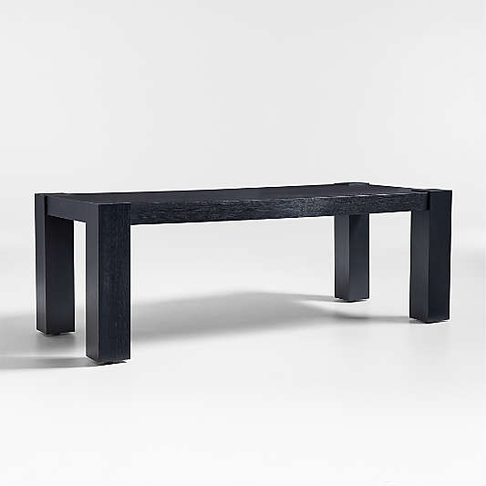 Sobro 86" Black Wood Dining Table