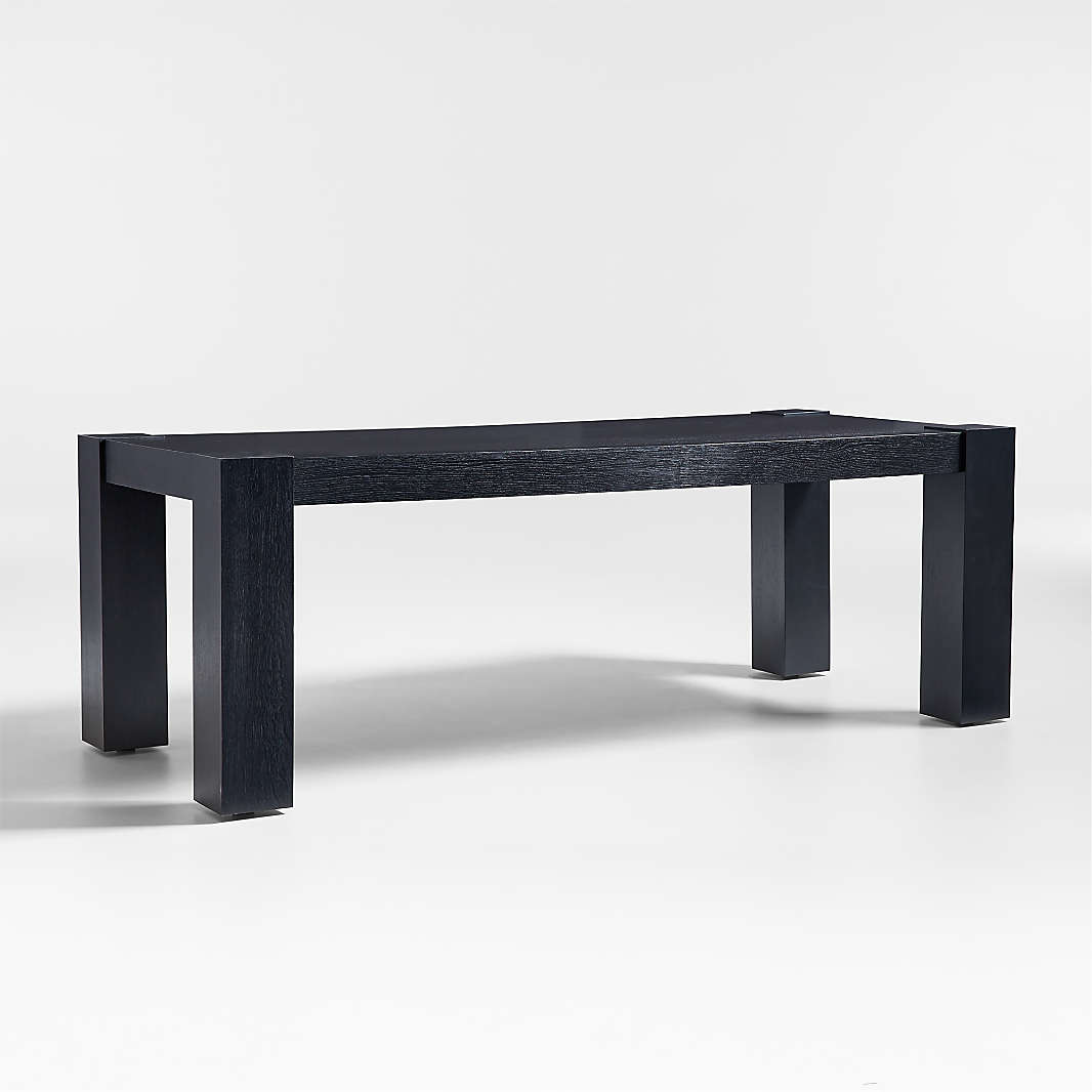Crate And Barrel Black Dining Tablenull