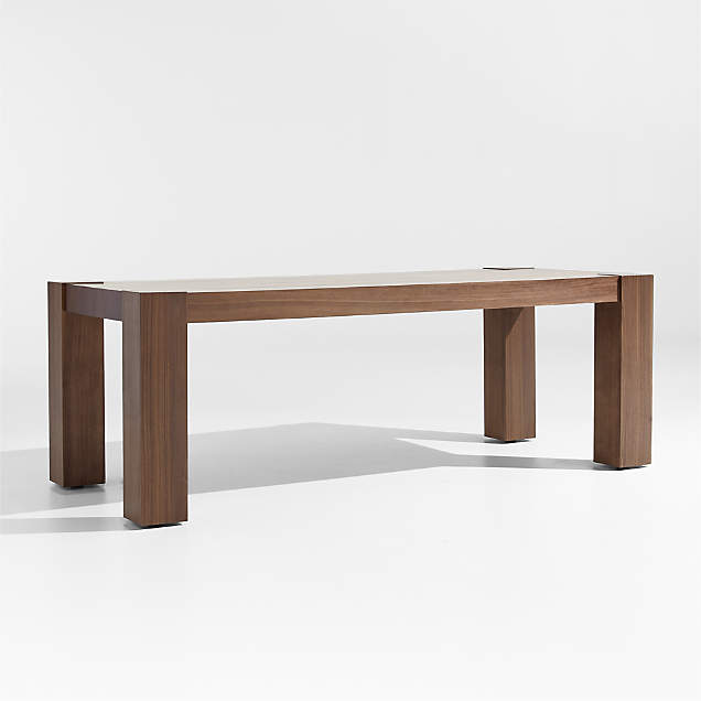 Knot Rustic Dining Bench Crate & Barrel Canada