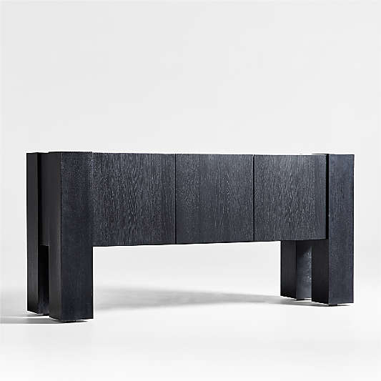 Sobro Black Wood Sideboard