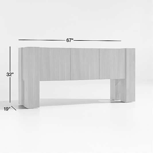 Sobro Black Wood Sideboard