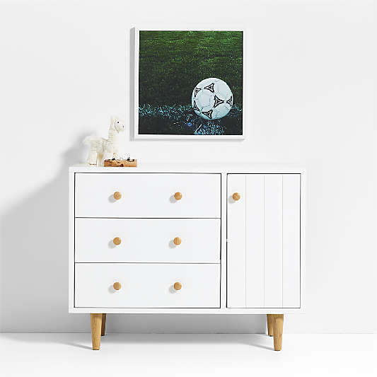 Soccer Ball Framed Wall Art Print