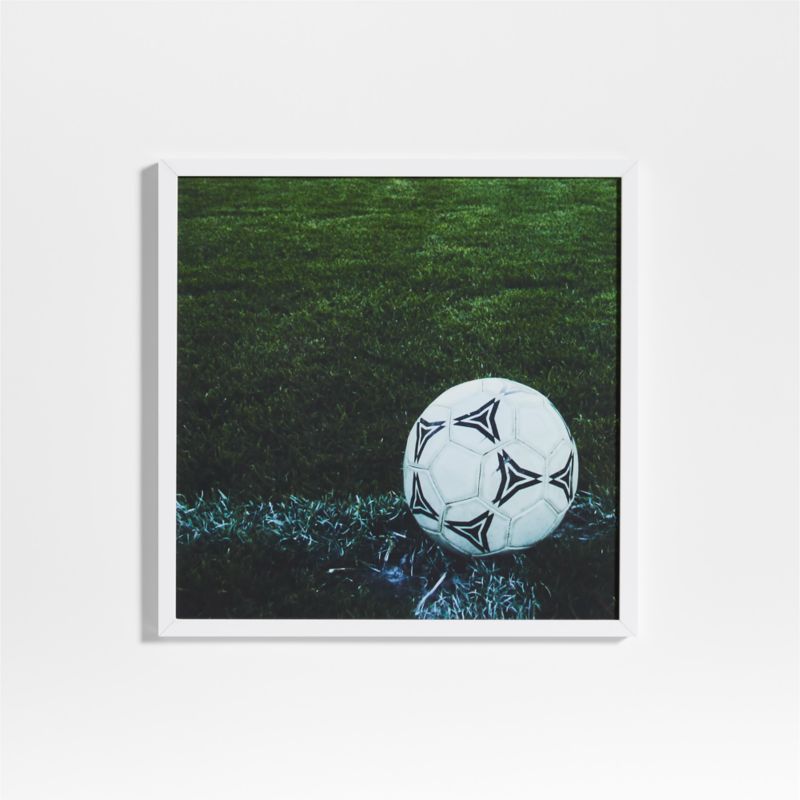 Soccer Ball Framed Wall Art Print