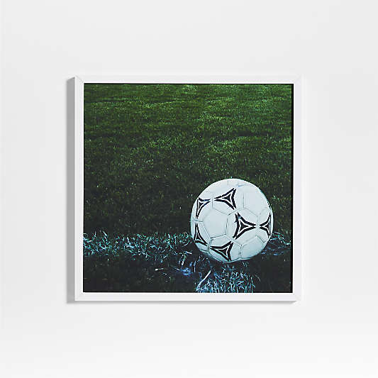 Soccer Ball Framed Wall Art Print