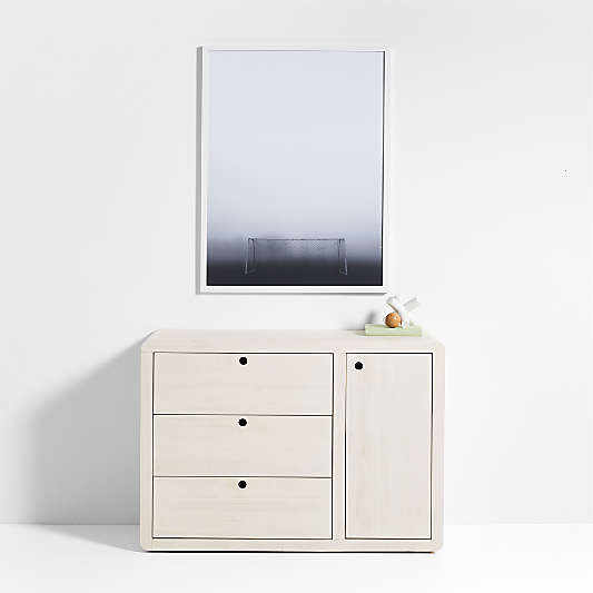 Black and White Soccer Net Framed Wall Art Print