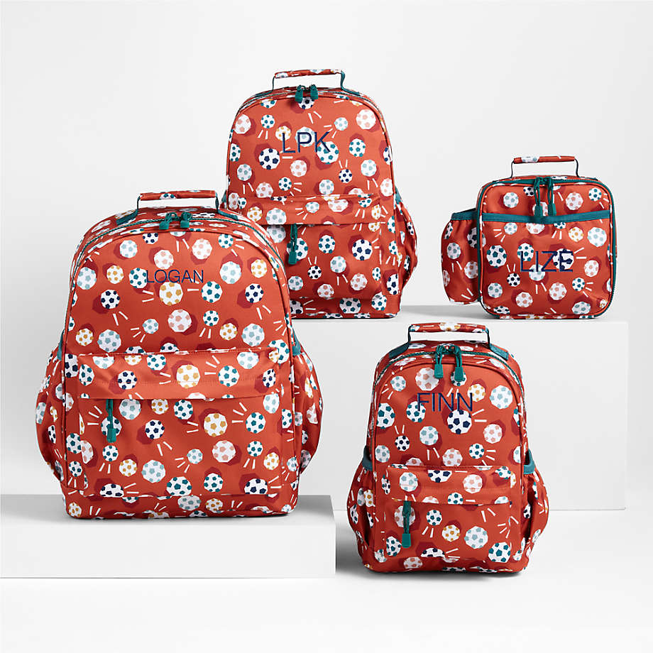 Soccer print sales backpack