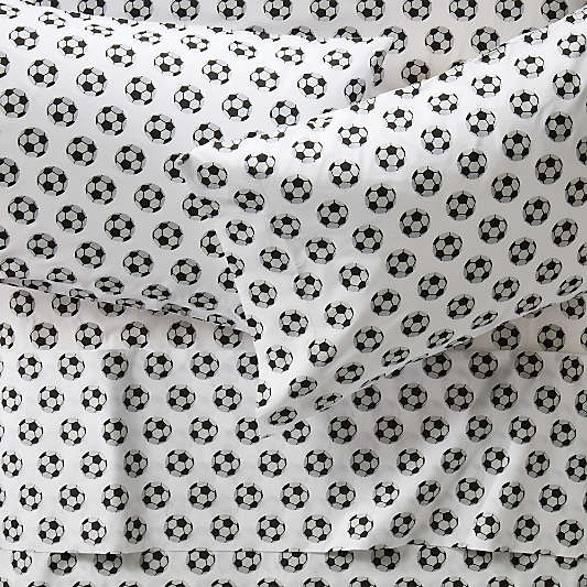 Organic Soccer Kids Full Sheet Set