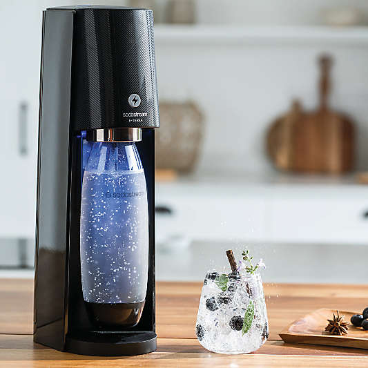 SodaStream E-Terra Black Sparkling Water Maker