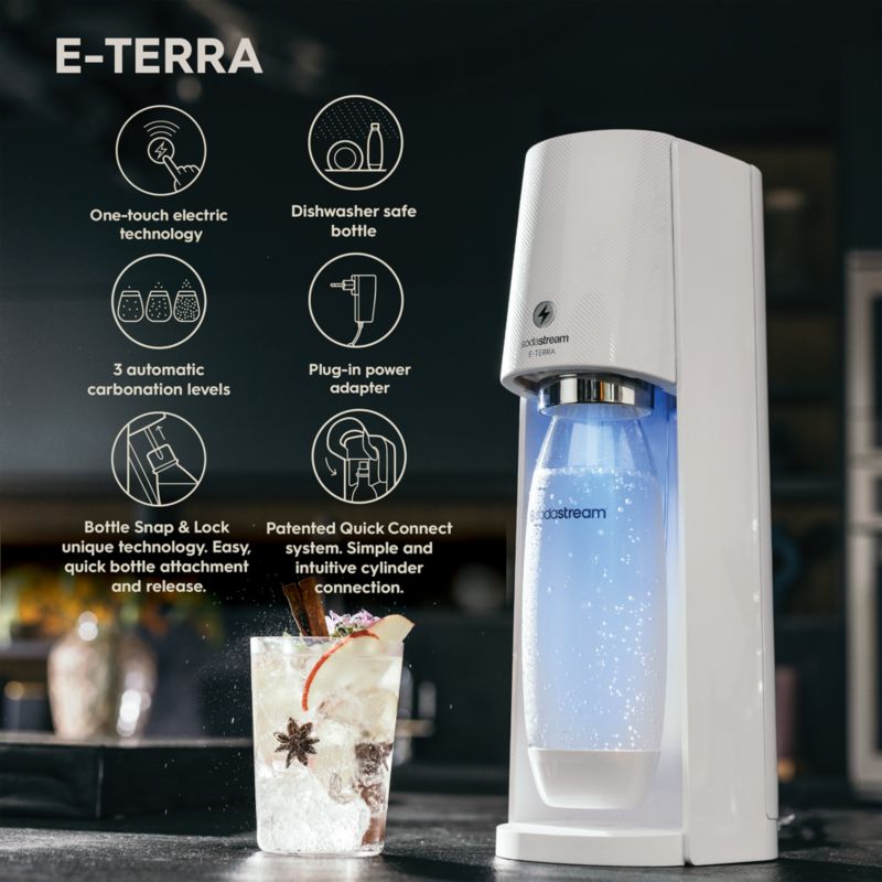 SodaStream E-Terra White Sparkling Water Maker - image 3 of 5