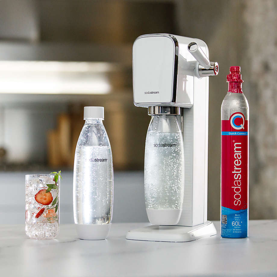 SodaStream ART White Sparkling Water Maker + Reviews | Crate & Barrel