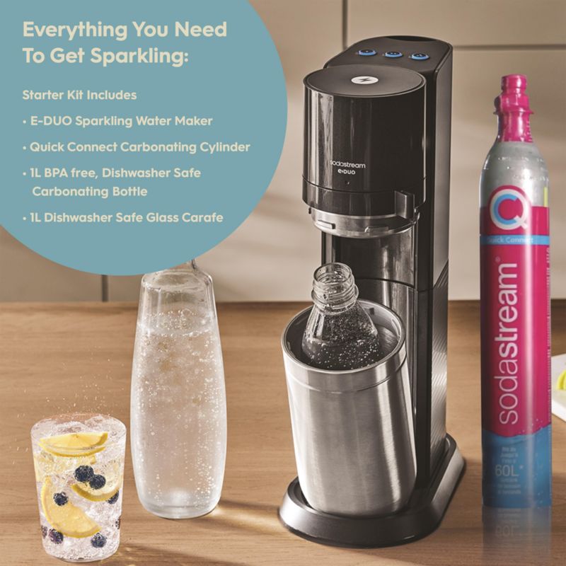 Sotel  SodaStream DUO black Nero, Acciaio inossidabile