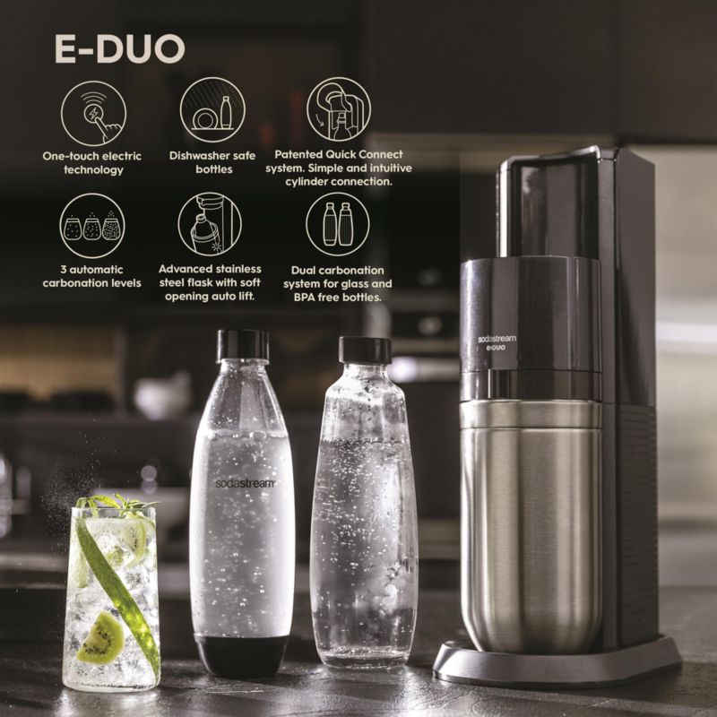 SodaStream E-Duo Sparkling Water Maker Black - image 6 of 10