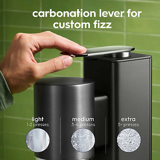 SodaStream Fresh Plus Black Sparkling Water Maker