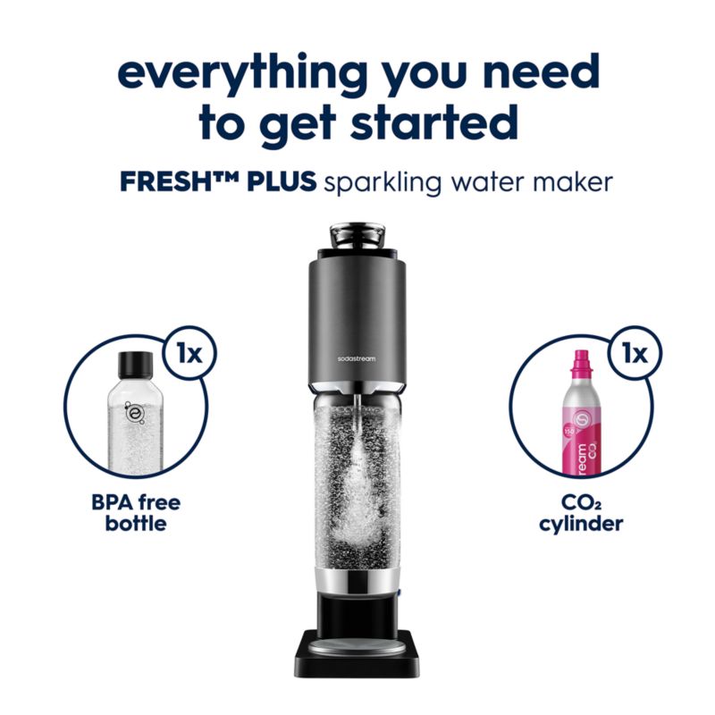 SodaStream Fresh Plus Black Sparkling Water Maker - image 9 of 10