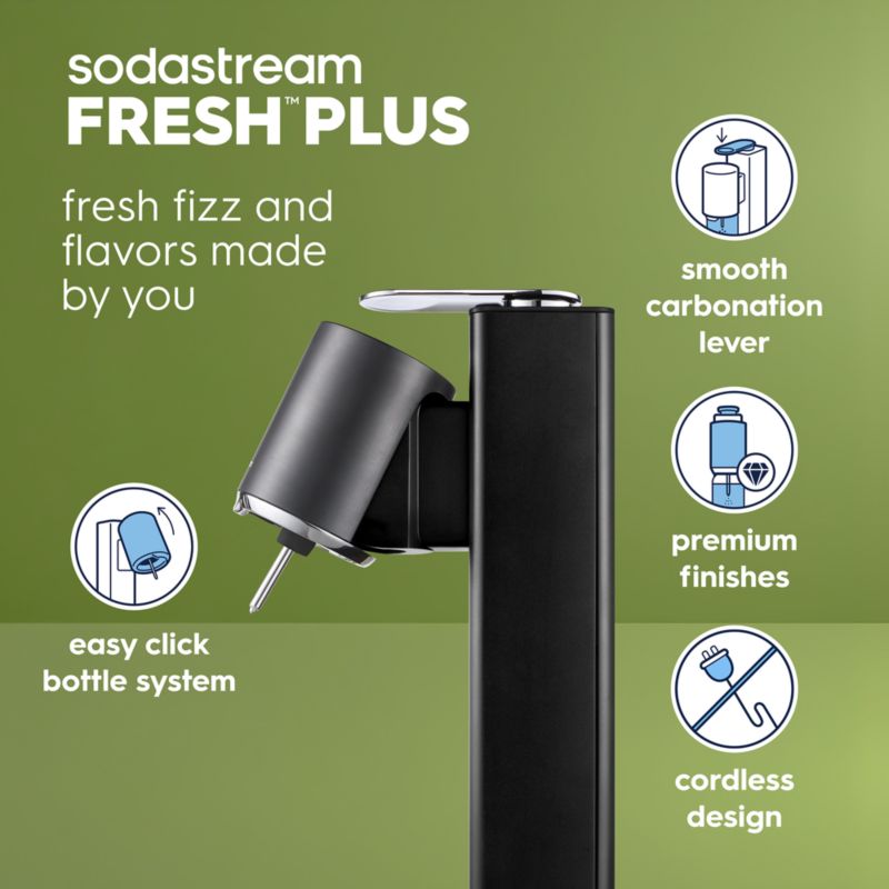 SodaStream Fresh Plus Black Sparkling Water Maker - image 2 of 10