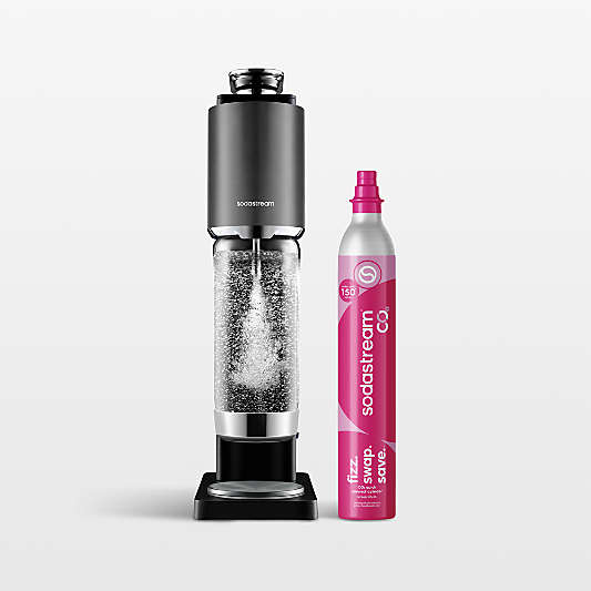 SodaStream Fresh Plus Black Sparkling Water Maker