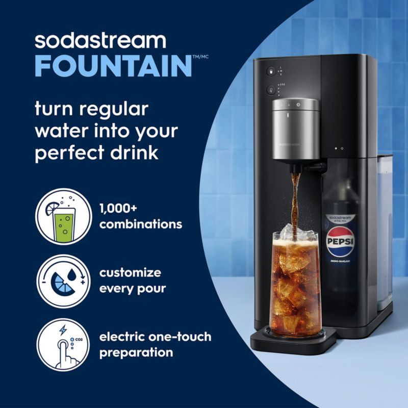 Sodastream Fountain Sparkling Water Machine - image 2 of 10