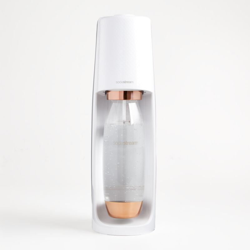 Sodastream Fizzi White and Rose Gold Sparkling Water Maker + Reviews ...