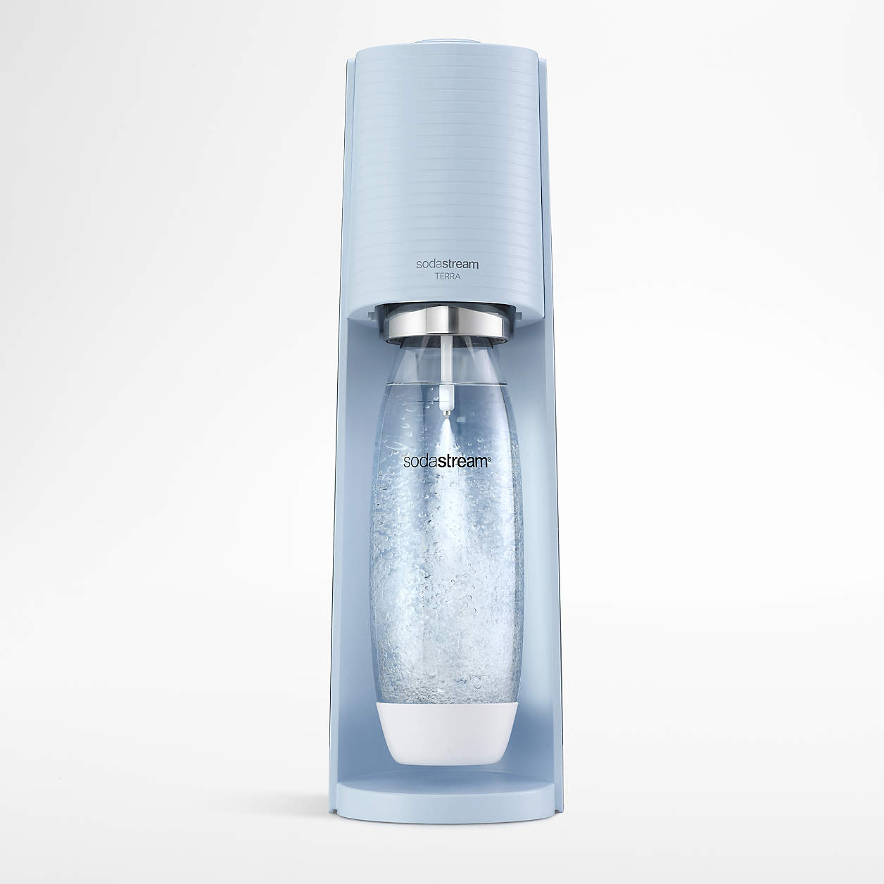 SodaStream Terra Misty Blue Sparkling Water Maker + Reviews Crate