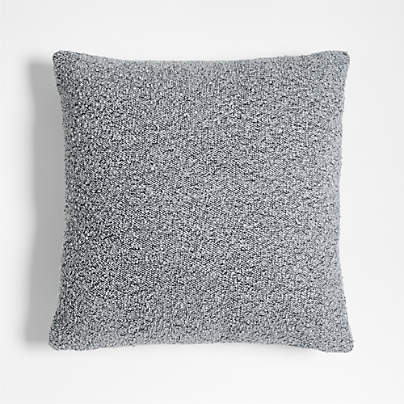 Soft Boucle 20"x20" Mist Blue Indoor/Outdoor Throw Pillow